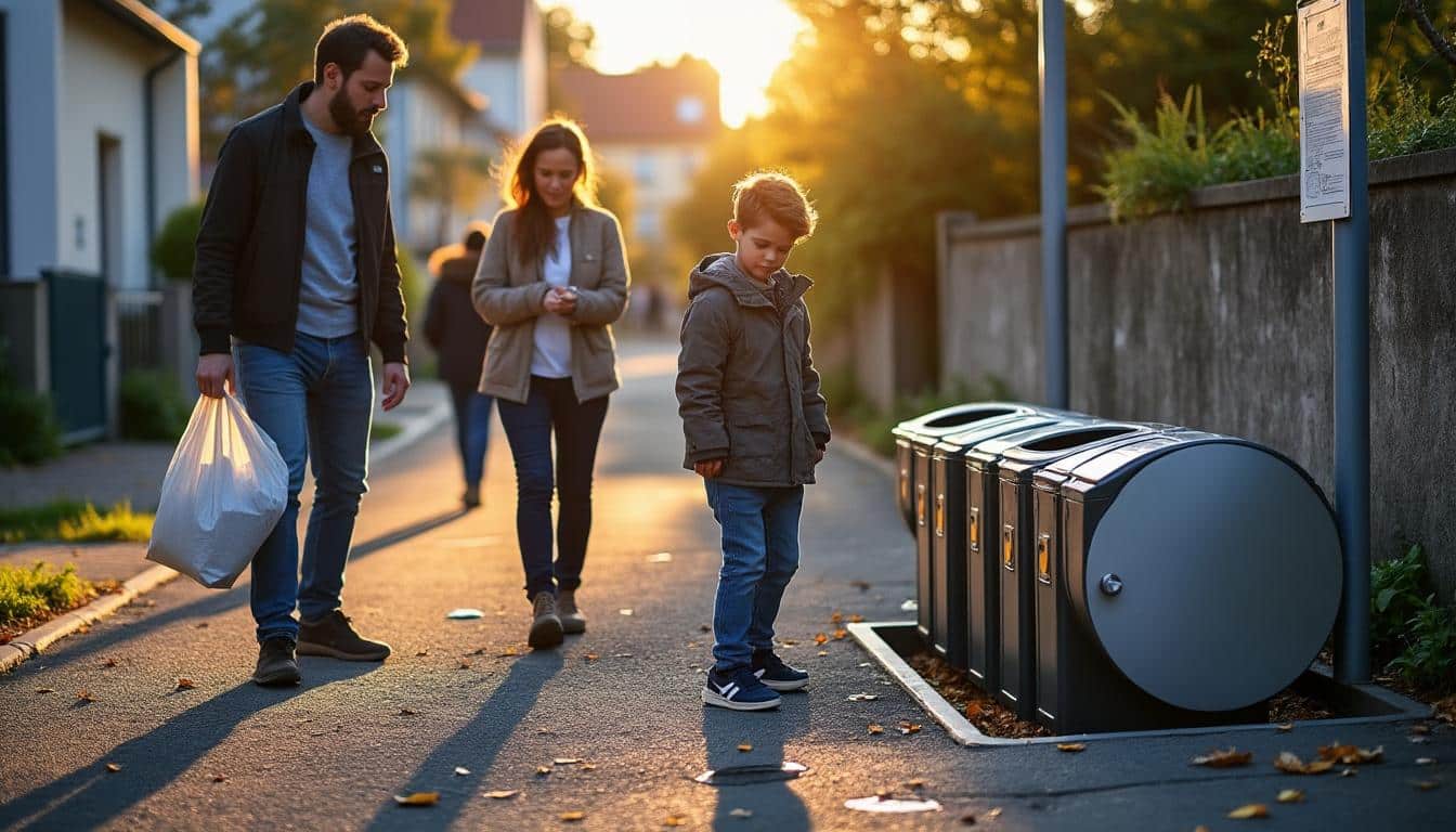 Illustration: Comprendre le principe du conteneur enterré pour les ordures ménagères