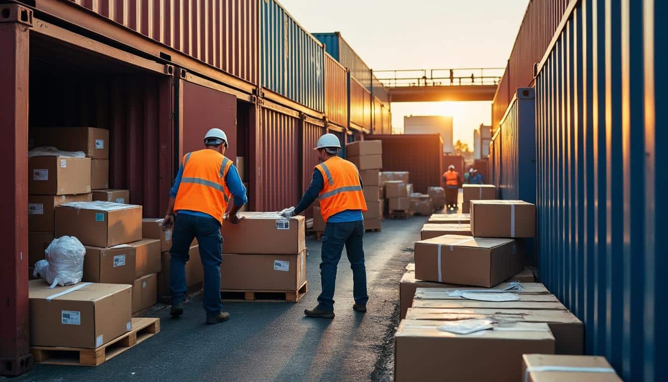 Illustration: Les techniques adaptées à chaque type de marchandise pour un empotage réussi