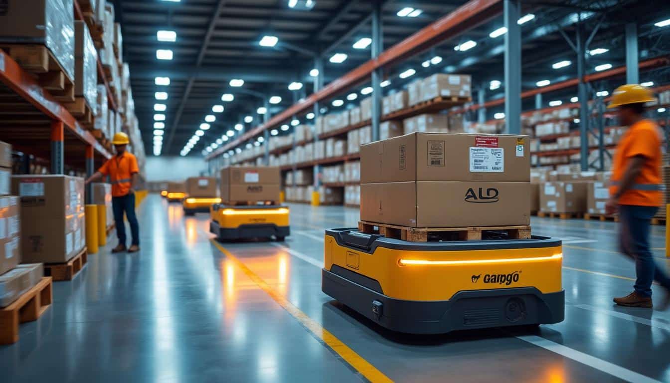 Illustration: Comprendre le rôle des véhicules à guidage automatisé dans la logistique moderne