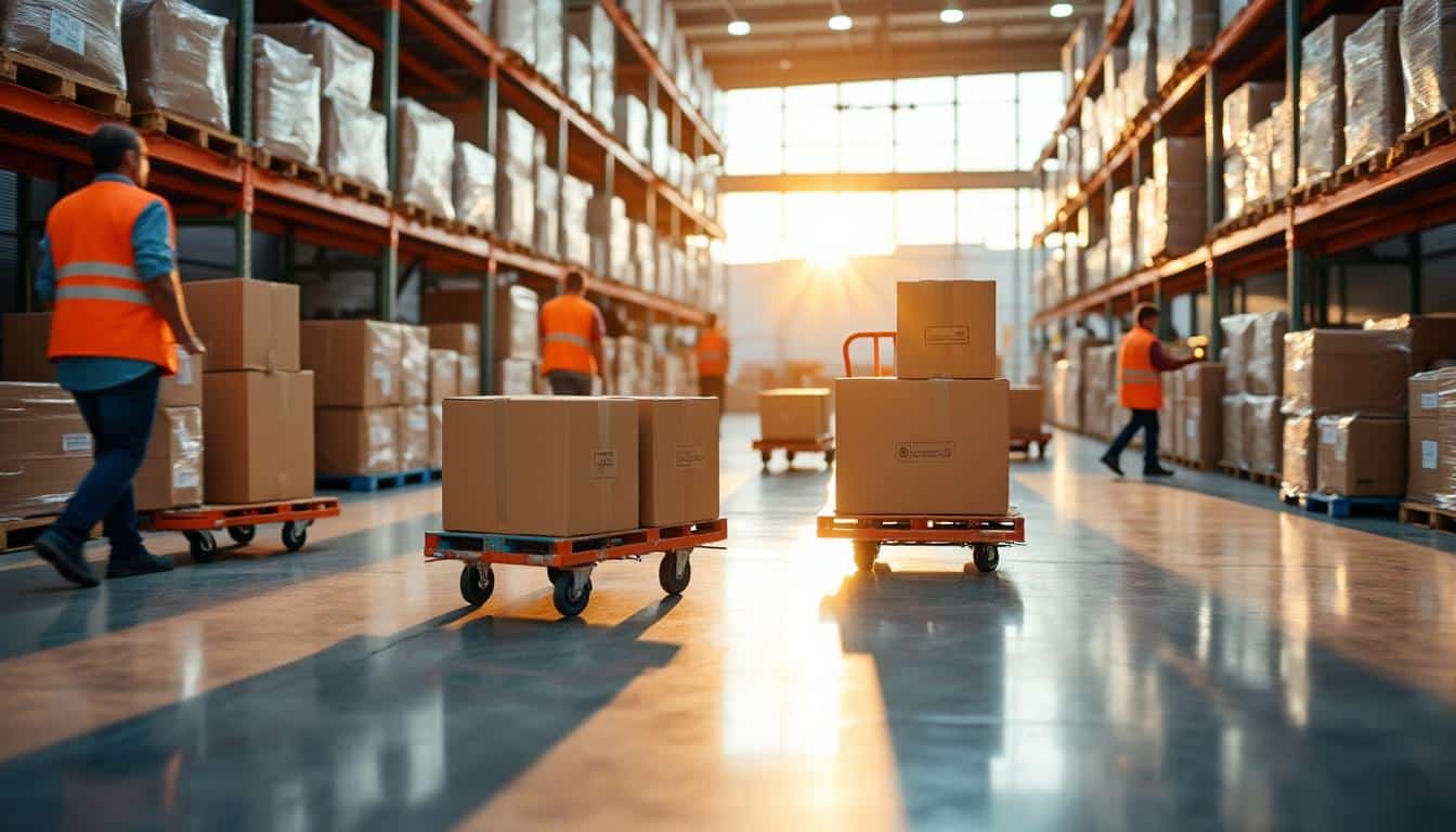 Illustration: Comprendre le rôle essentiel du chariot dans la logistique interne