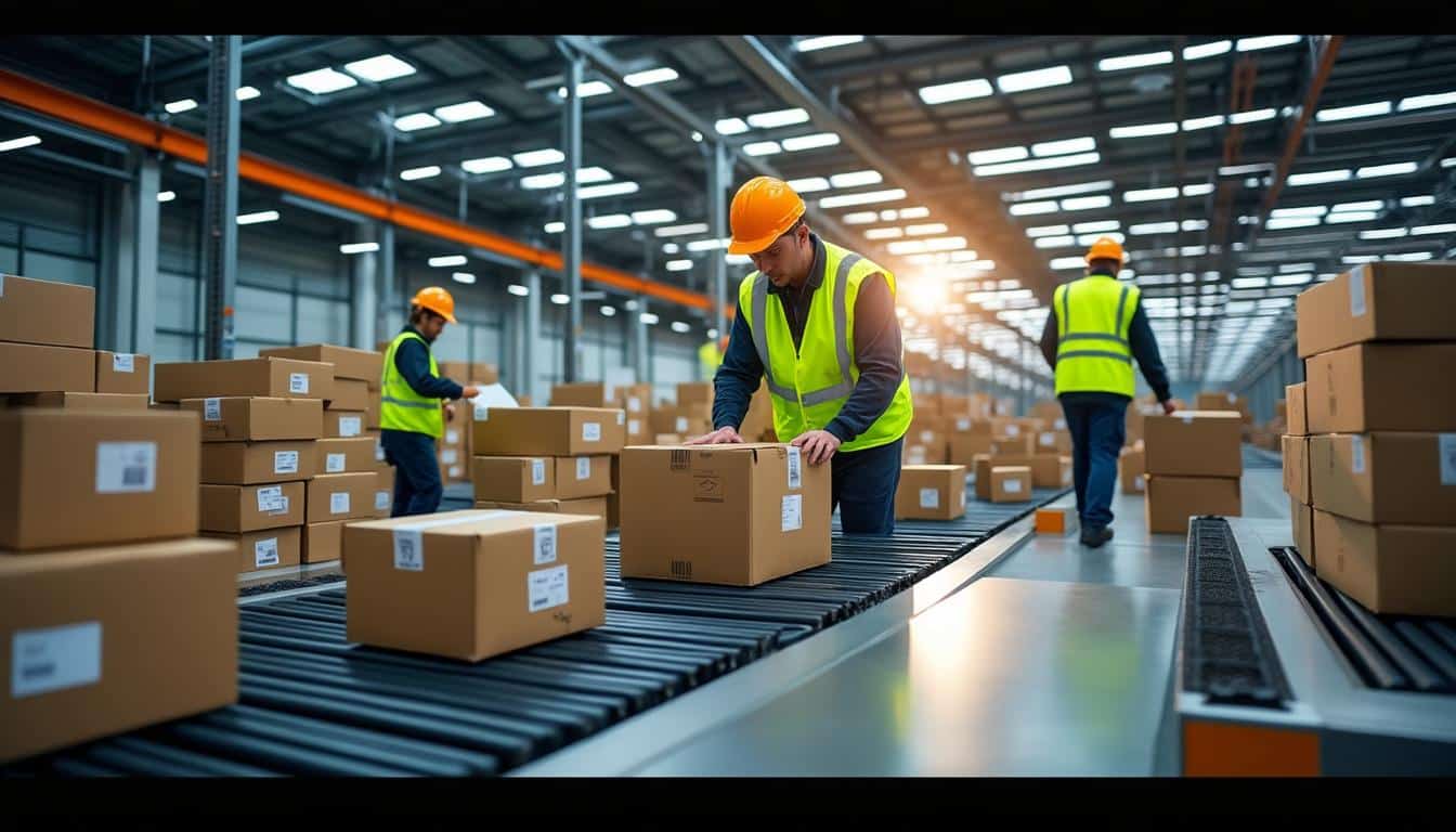 Illustration: Comprendre ce que signifie un colis en traitement sur le site logistique de destination