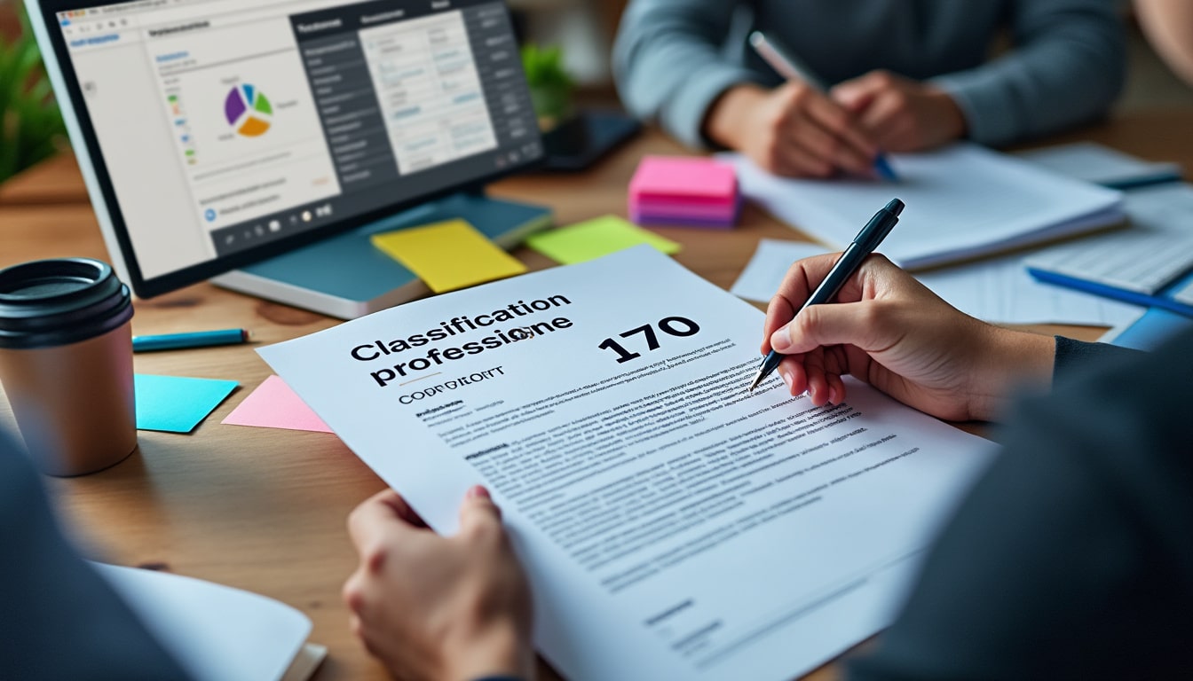 Illustration: Comprendre la notion du coefficient 170 dans la classification professionnelle