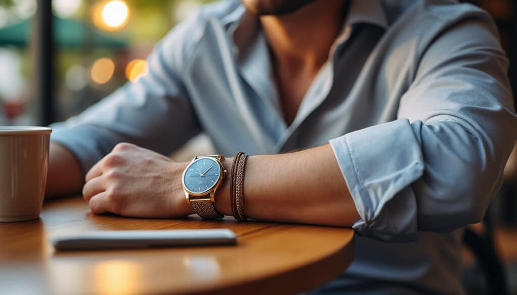 Montre homme en acier : élégance et robustesse au poignet