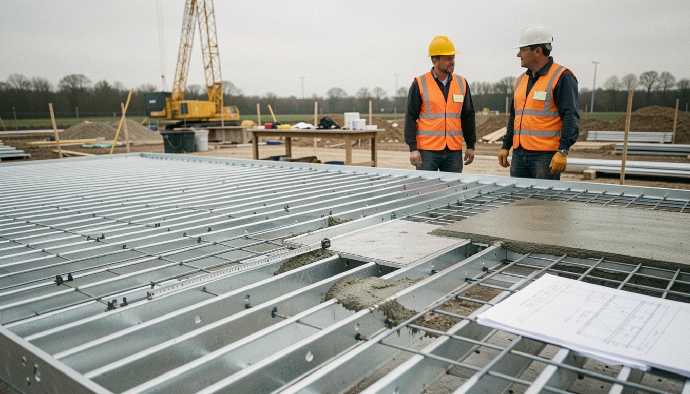 Plancher collaborant en bac acier : atouts et calcul